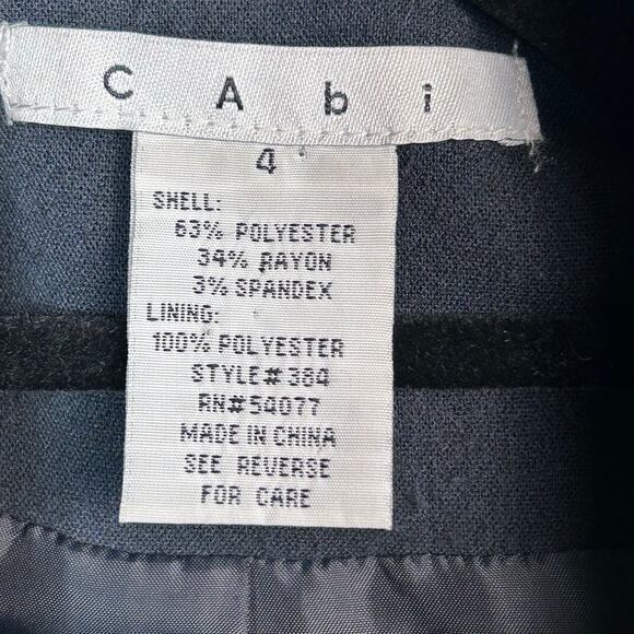 Cabi military jacket size 4 mid-length gray tailored corpcore long blazer goth - Picture 12 of 12